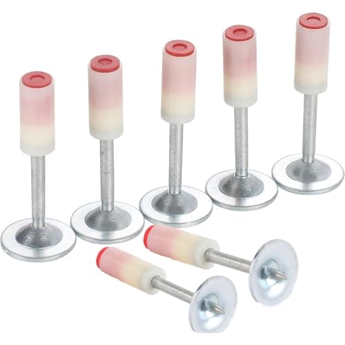 ITMEATコンクリート釘銃用 手動丸釘 200個セット 直径7.3mm×長さ32mm 多目的スチール釘 壁固定工具アクセサリー (ミニ42mm丸型スペーサー釘 200PCS)