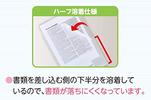 訳あり❣️DRESSOOS シート ファイル用紙フォルダー 40ページ たのめーる】セキセイ シスフォルダー A4-S(長辺フタ) 青 SYF
