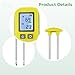 boxoon Npk Soil Meter: Measures Nitrogen, Potassium, Phosphorus, Temperature