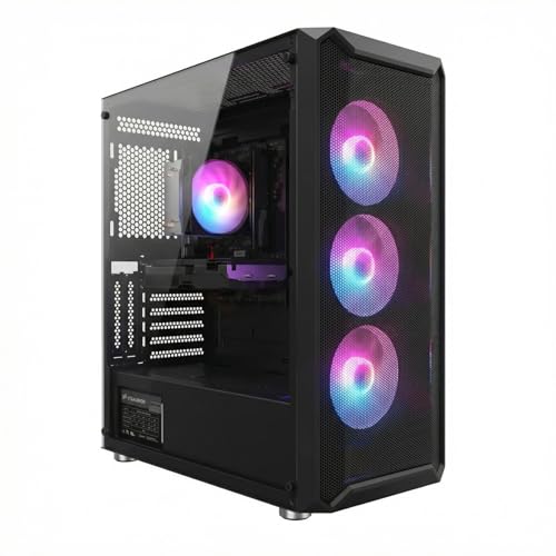 STGsivir PC Gamer Fixe,Ordinateur Gaming,GeForce RTX 3060 12Go GDDR6,Core i7 up to 4.0Ghz 3.4GHZ,32Go DDR4,1To SSD,WiFi 6,BT 5.2,Ventilateur RGB x3,Windows11 Pro