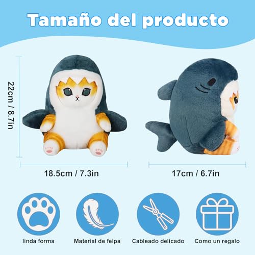 La mejor comparación de Peluche tiburon los preferidos por los clientes. 23 Imagen adicional