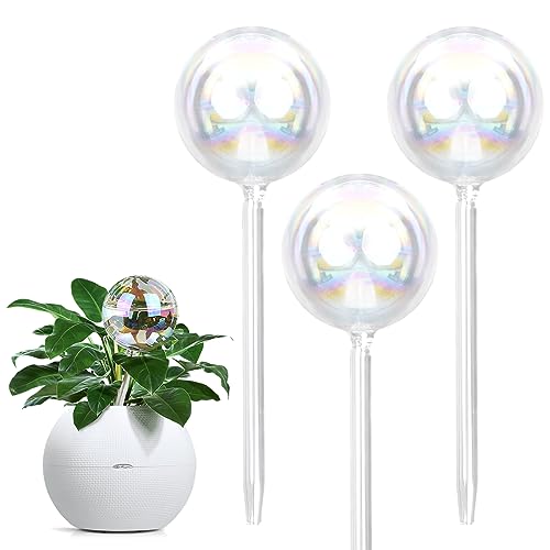 Set di 4 sfere di vetro per l'irrigazione delle piante, inserto