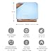 ASAKUKI 700ml Humidificador Ultrasónico Aromaterapia, Difusor de Aceites Esenciales, 7-Color LED, 4...