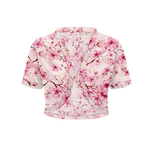 Image of Womens Short Sleeve Cardigans Lightweight Summer Cardigan Trendy Bolero Shrug Cute Floral Cardigan Sheer Bolero