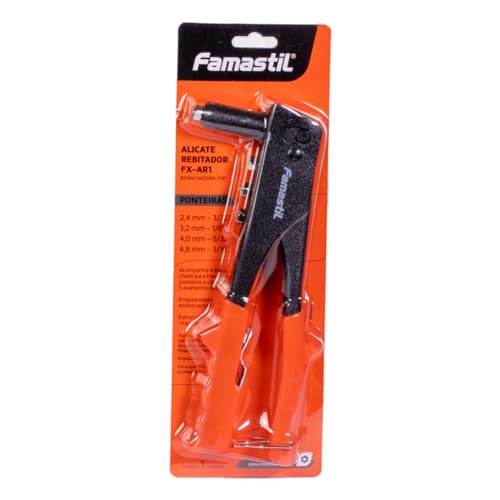 Alicate Rebitador AR1 Famastil com 4 Bicos – Ferramenta
