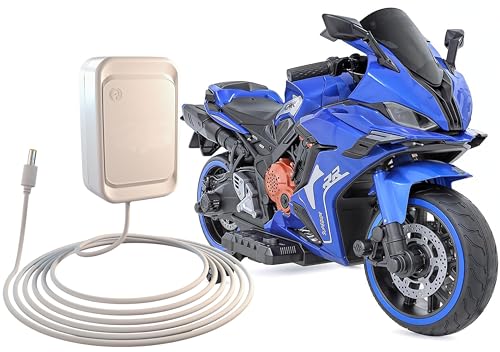 Image of Wishmaster 12V Ride-On Bike & Car Charger | Compatible with Kids Electric Ride-On Vehicles | Fast & Safe Charging | LED Indicator | BIS Certified Power Adapter for 12V Battery Toys