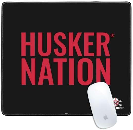Skinit Extra Large Gaming Mouse Pad - Officially Licensed Go Big Red Design with Stitched Edges, Waterproof, Non-Slip Rubber Base, Desk Mat for Keyboard & Mouse, 35.75" x 15.4" inches
