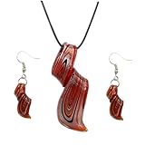 Collar Pendiente Pendientes Colgante De Oro Cuelga Joyería Negro