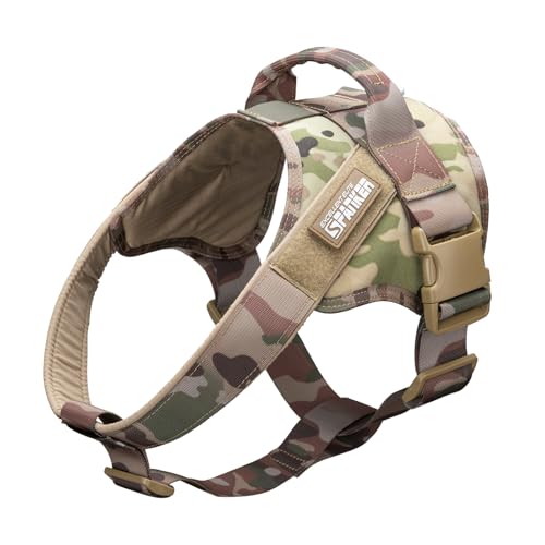 Fibrdoo Hundegeschirr mit Sicherheitsgurt, 4 in 1 No-Pull Reflektierend Atmungsaktiv Brustgeschirr für Kleine Mittlere Hunde, Hundegeschirr Set