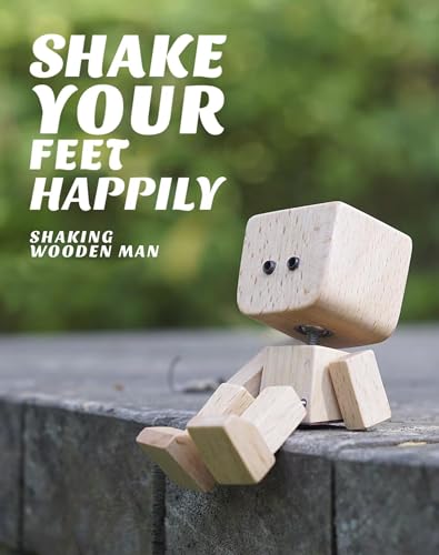 Shaking Wooden Man Figurine, Handmade Feet Shaking Wooden Car Ornament, Protable Fun Car Dashboard Ornaments, Magnetic Auto Decor Action Figure for Commutes, Travel and Home Decoration (Style C) - Cosy Home Interiors Shaking Wooden Man Figurine, Handmade Feet Shaking Wooden Car Ornament, Protable Fun Car Dashboard Ornaments, Magnetic Auto Decor Action Figure for Commutes, Travel and Home Decoration (Style C) - Image 2