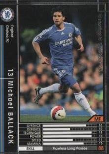 Amazon.co.jp: WCCF/06-07/チェルシー/黒/103/ミヒャエル・バラック