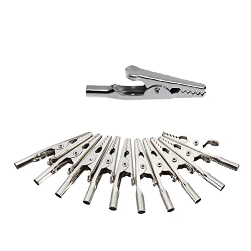 Image of 25PCS Insulated Mini Test Alligator Clip 10mm Insulated Safety Test Leads Alligator Clips Plug Connectors Heavy-Duty Insulated Alligator Clips