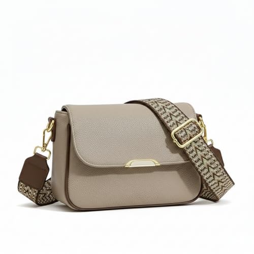 Travel Crossbody Crescent Bags for Women Over Shoulder Purse with Zipper | Leather Sling Bag for Girls | Small Pebble Flap Purse with Wide Adjustable Strap