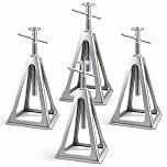 PEAKTOW RV Trailer Camper Aluminum 6,000 lbs 17” Extends Stabilizer Stacker Jack Stand 4PK