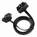 Produktbild Keenso Auto OBD2 Diagnosekabel, 16 Polig Stecker auf Buchse Diagnoseadapter Verlängerungskabel Draht Flach OBDII Flachbandkabel Diagnose Adapter Stecker(100CM)