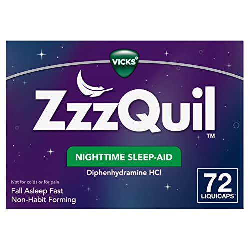ZzzQuil-Nighttime-Sleep-Aid-LiquiCaps-25-mg-Diphenhydramine-HCl-No1-Sleep-Aid-Brand-Non-Habit-Forming-Fall-Asleep-Fast-72-Count