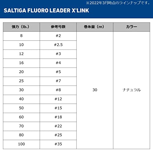 DAIWA Soltiga Floro Leader X'Link 30 m miniatura 6