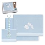 Interbaby - Juego de Sábanas para Cuna 60 x 120 cm, Bebé - Sábanas de Invierno Tejido Coralina - Modelo Elefante Globo Corazón - Incluye Sábana Bajera + Sábana Encimera + Funda Almohada