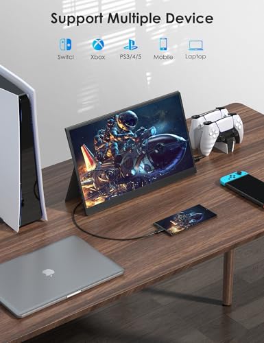 Image of Anyuse 17.3 inch FHD 144Hz IPS USB-C HDMI Portable Monitor