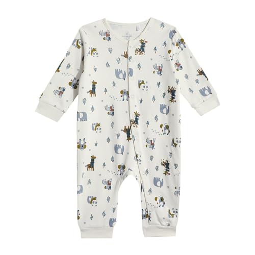 Image of Mothercare Baby Romper Sleepsuit Autumn Print Full Sleeve Pink