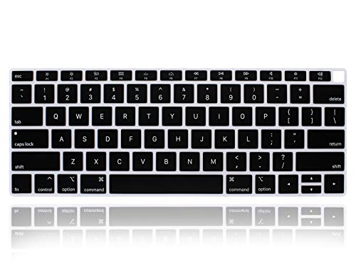 Funda de silicona para teclado inglés de MacBook Air 13: protección invisible al trabajar en cafés
