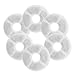 UEETEK Pet Fountain Automatic Water Dispenser Filters, Cat Flower Fountain Activated Carbon Drinking Water Fountain Replacement Filters (6-Pack)