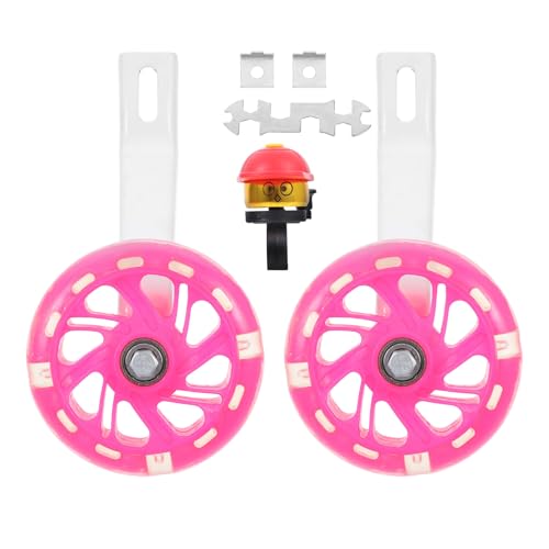 VICASKY Ruedas de Entrenamiento y Estabilizadores para Bicicleta 16 Pulgadas Rosa con Soporte de Trípode para Balance y Seguridad miniatura 1