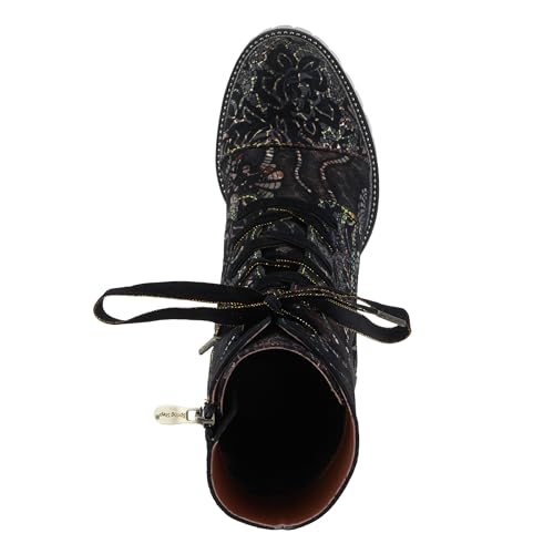 Spring Step L'Artiste Solay-Delsol Women's Combat Glam Bootie - Unique Blend, Sturdy Heel, All-Day Comfort4