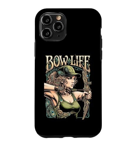 Bow Life �A�[�`���[ �K�[�� ���B���e�[�W �A�[�`�F���[ �E�[�}�� �A�[���k�[�{�[ �X�}�z�P�[�X iPhone 11 Pro �p