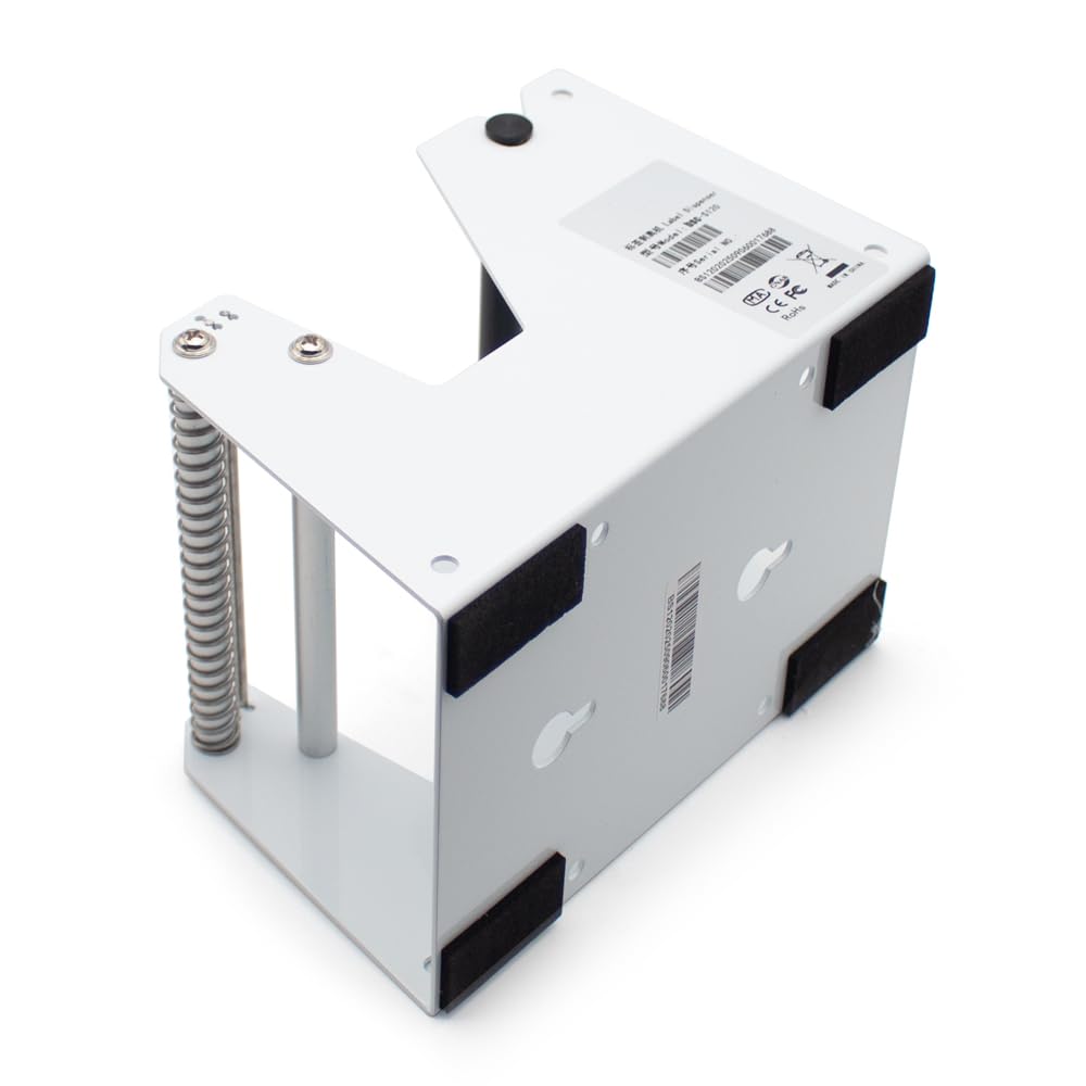 Toplionace Distributeur Manuel D'étiquettes pour Autocollants Thermosensibles de 10 à 120mm, Séparateur D'étiquettes à Codes-Barres Universel et Outil de Décollement à Largeur Réglable