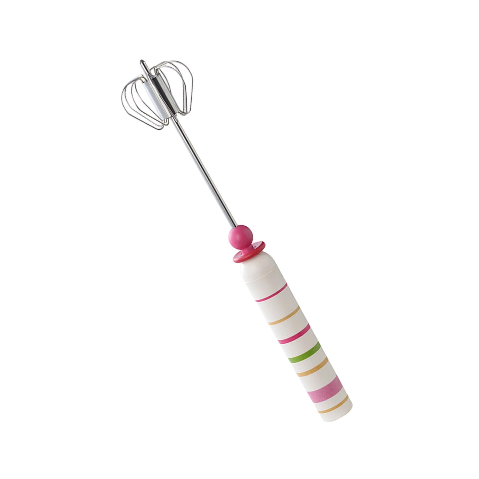Zxfdsfdbnm Multipurpose Kitchen Whisk with Semi Automatic Function and ABS Stainless Steel Build Ergonomic Whisking Tool Ergonomic Kitchen Gadget