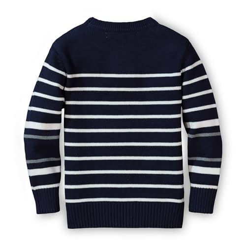 Image of Hope & Henry Boys' Long Sleeve Crew Neck Pullover Sweater