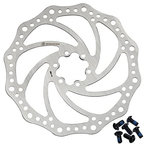 Boenoea Bicycle Disc Brake Rotor 140mm 160mm 180mm 203mm Bike Rotors with 6 Bolts for MTB Mountain Road Bikes BMX Cover