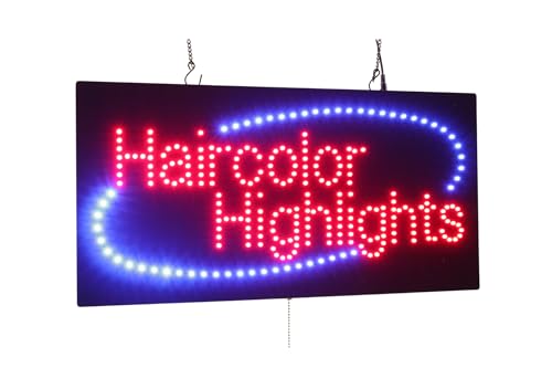 Néon LED cheveux TOPKING idéal pour sublimer la vitrine d'un coiffeur