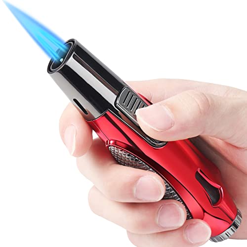 Encendedor Jet Recargable de Butano Color Rojo miniatura 6