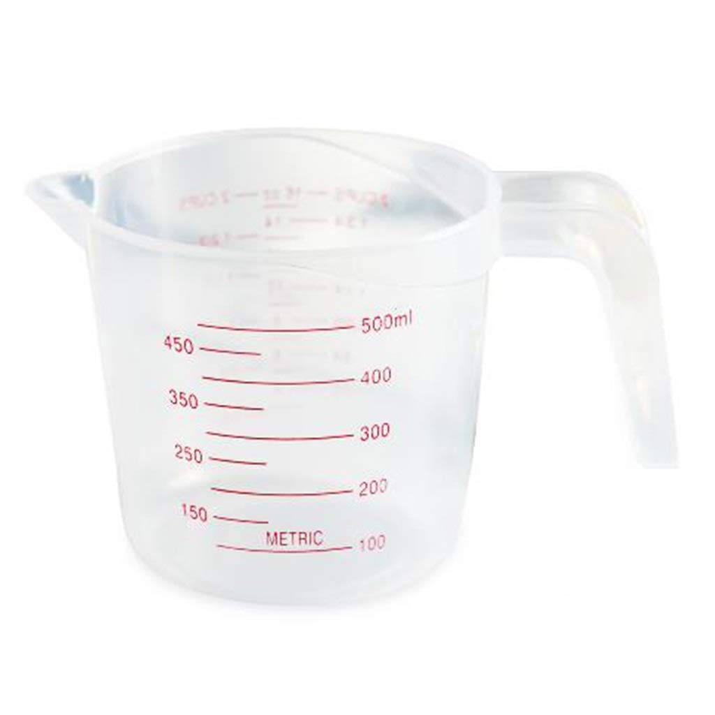 A1DFDFGOQSFG Measuring Cup, 500 Ml Plastic Baking Tool Used for Liquid with Powder of Measuring Not Easy to Break