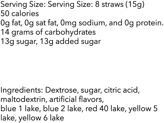 Sour Powder Candy Straws – 1 lb Bulk Pack – Assorted Sweet & Sour Powder‑Filled Straws – Perfect for Parties, Kids’ Treat Bags, Events, Candy Buffets & Classroom Rewards. Approximately 240 Pieces