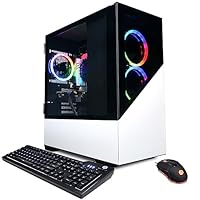 CyberpowerPC Gamer Master Gaming PC, AMD Ryzen 7 7700 3.8GHz, GeForce RTX 4060 Ti 16GB, 32GB DDR5, 2TB NVMe SSD, Wi-Fi Ready &amp; Windows 11 Home (GMA1420A3),Black