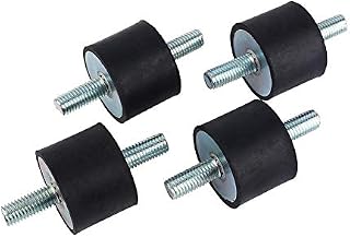 Hilitand 4Pcs M10 40 * 30MM Shock Damper Rubber Mount Anti Vibration Rubber Mount Shock Damper Air Compressor Pump Buffer Shock Absorber