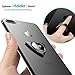 Phone Ring Holder, Sinopuren 3 in 1 Cell Phone Holder Spinner Stand : Universal Phone Finger Ring Kickstand for iPhone Xs Max XR X 8 7 6 6s Plus 5s, Galaxy S9 S8 S7 S6, All Android Smartphone - Black