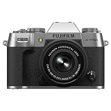 Fujifilm X-T50 40 MP APS-C X-Trans Sensor|Retro Style mirrorless Camera|4k/6.2k vlogging|High Speed Recording FHD 240fps|Advance AF with 15-45mm Optical Zoom Lens f/3.5-5.6 - Silver Amazon Deal
