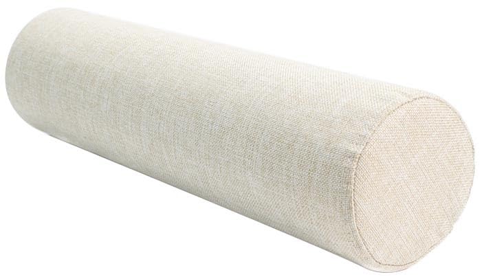 YHXAIQ Long Round Bolster Pillow, Soft and Comfortable Neck Support Pillow, Linen Fabric Cylinder Pillow for Head, Back, Legs and Yoga, Round Cushion Roll Pillow for Bed Use(Beige,12 x 70 cm)