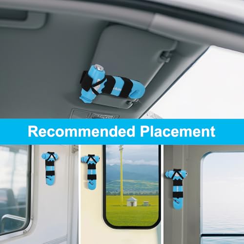 Image of Window Breaker, 3-in-1 Emergency Escape Tool with Car Safety Hammer and Seat Belt Cutter, Safety Emergency Car Escape Tool Gift for Women (Blue)