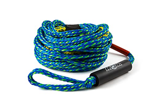 WOW Sports Towing Rope for Wakeboard, Water Ski and Wakesurf, 4-Rider 4K Tow Rope with 2 Sections, 60\' - Thumbnail 5