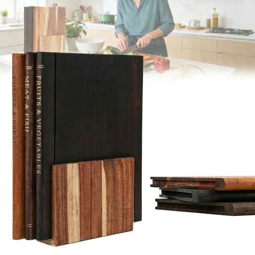 Set de 3 tablas de cortar de madera con soporte miniatura 1