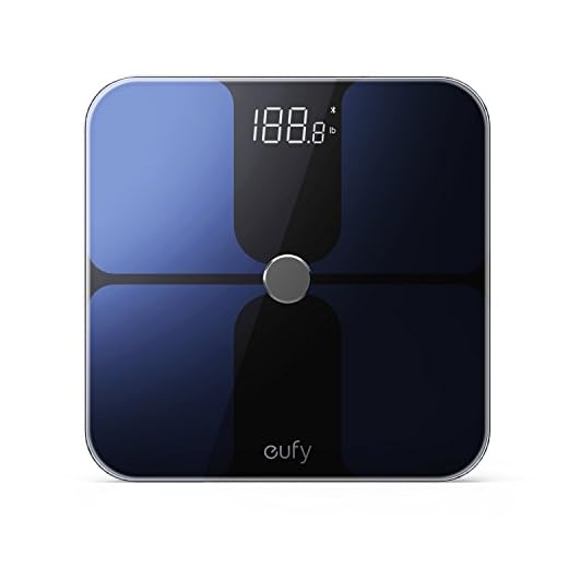 eufy smart skala med bluetooth, kroppsfett, trådlös digital badrumsvåg, 12 mätningar, vikt/kroppsfett/BMI, fitness kroppssammansättning analys, svart/vit, lbs/kg/st
