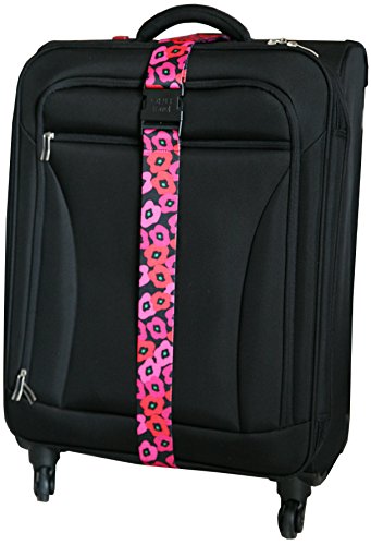 Orb - Travel Essentials Kit Luggage Strap Heavy Duty Buckle. (Te202-Black/Red) #TOP5