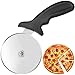 Produktbild Profi Gastronomie Edelstahl Pizzaschneider - Ergonomischer Rutschfester Griff mit Fingerschutz zum Schneiden von Pizza, Kuchen und mehr - Teigrad, Pizzaroller, Pizza Cutter