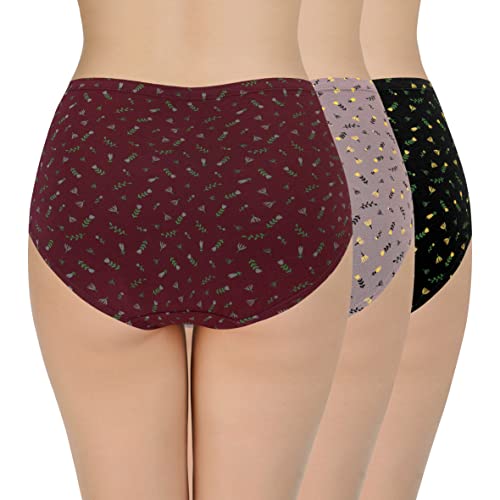 Image of Amante Inner Elastic Cotton Full Brief Panty Pack- Pack of 3