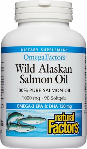 Omega Factors by Natural Factors, Wild Alaskan Salmon Oil, Supports
